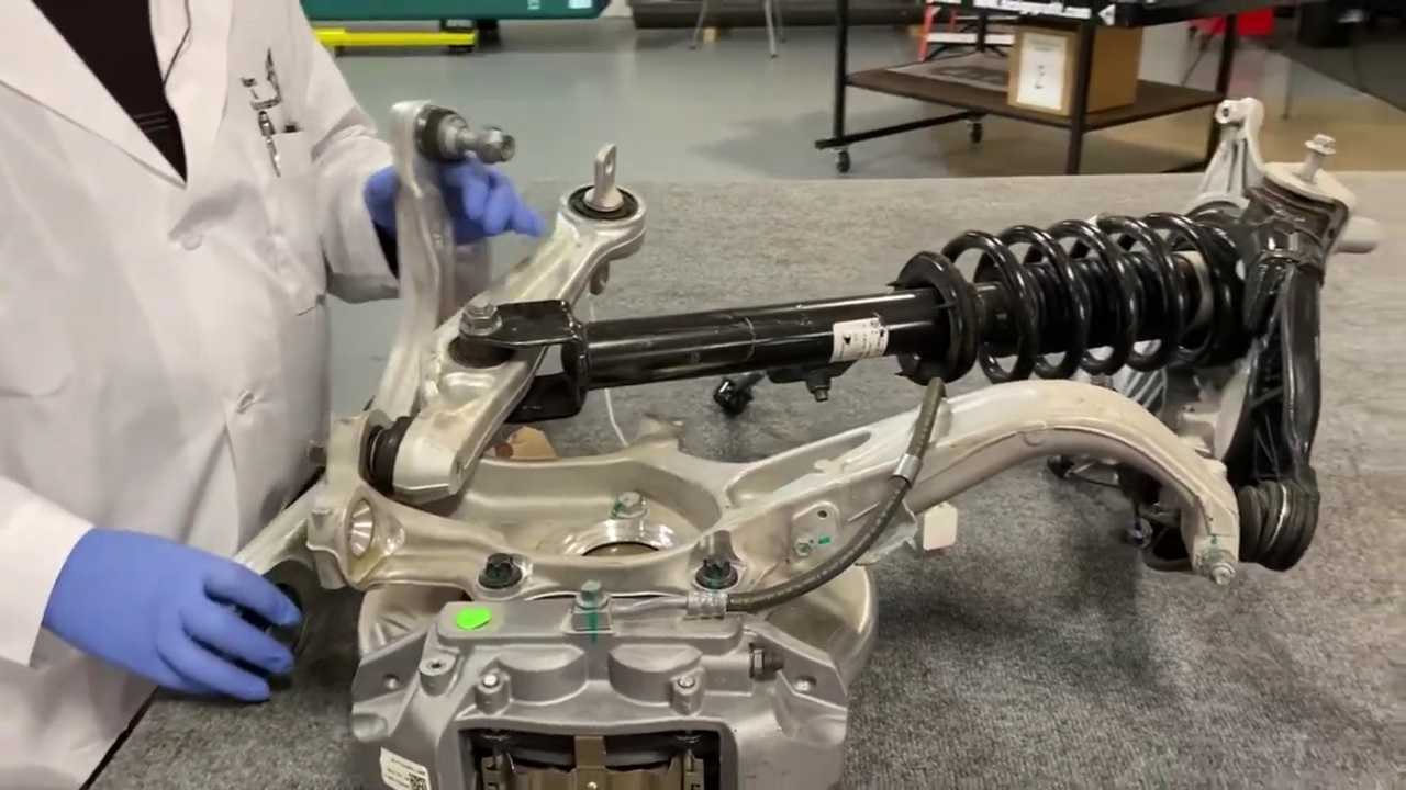Tesla Model Y front suspension assembly